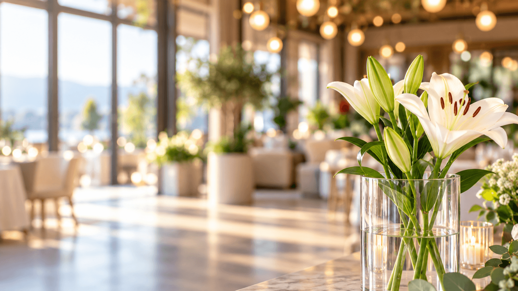 Espacio elegante para eventos con luz natural